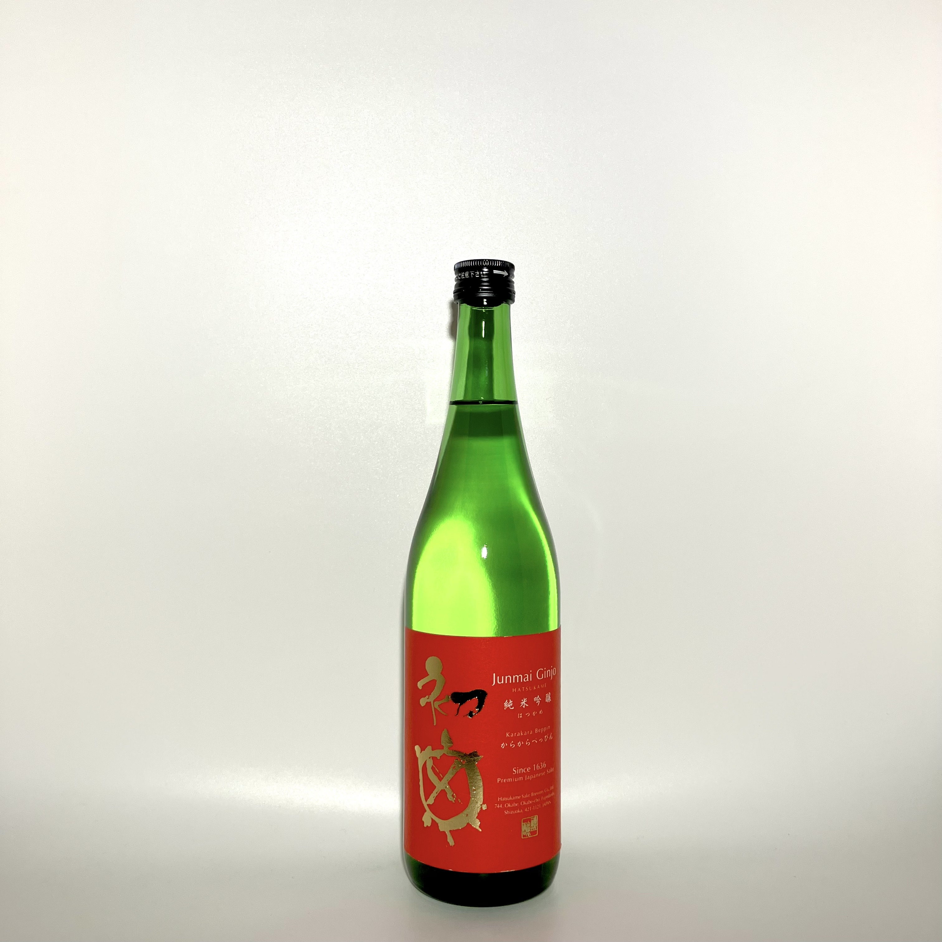 画像：初亀 純米吟醸からからべっぴん 720ml